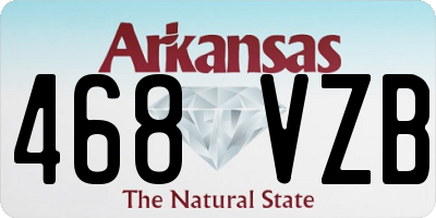 AR license plate 468VZB