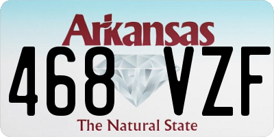 AR license plate 468VZF