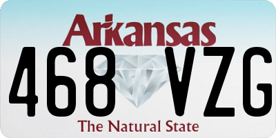 AR license plate 468VZG
