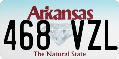 AR license plate 468VZL