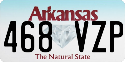 AR license plate 468VZP