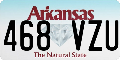AR license plate 468VZU