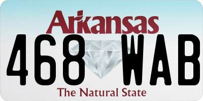 AR license plate 468WAB