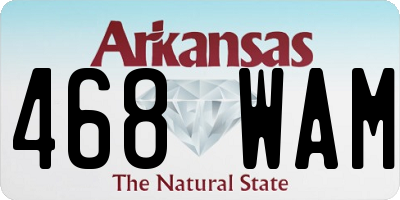 AR license plate 468WAM