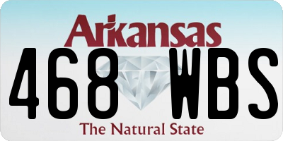 AR license plate 468WBS