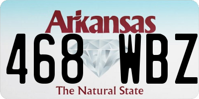 AR license plate 468WBZ