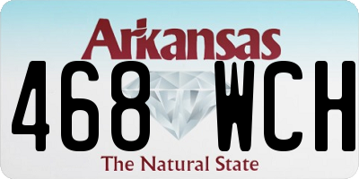 AR license plate 468WCH