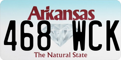 AR license plate 468WCK