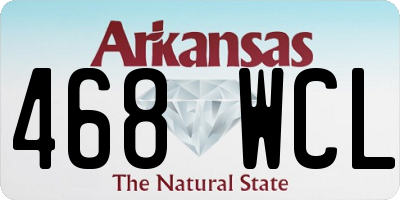 AR license plate 468WCL