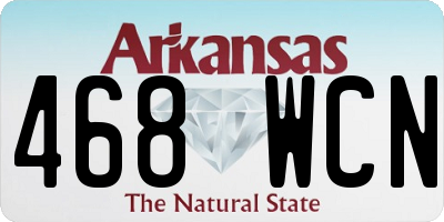 AR license plate 468WCN