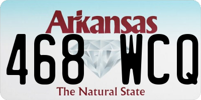 AR license plate 468WCQ