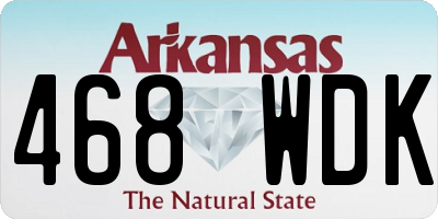 AR license plate 468WDK