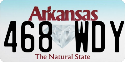 AR license plate 468WDY