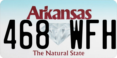 AR license plate 468WFH