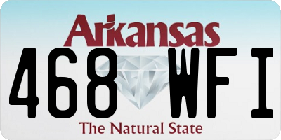 AR license plate 468WFI