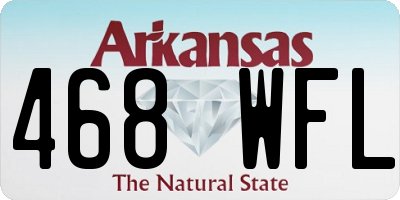 AR license plate 468WFL