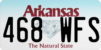 AR license plate 468WFS
