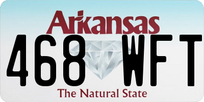 AR license plate 468WFT