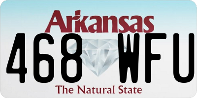 AR license plate 468WFU