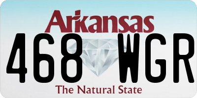 AR license plate 468WGR