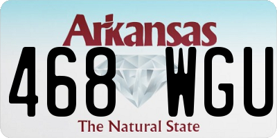 AR license plate 468WGU