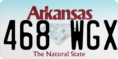 AR license plate 468WGX