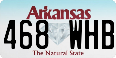 AR license plate 468WHB