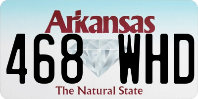 AR license plate 468WHD
