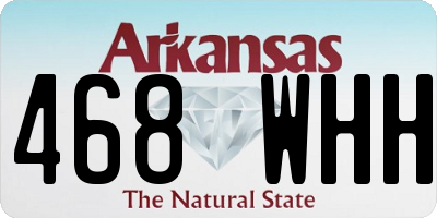 AR license plate 468WHH