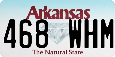 AR license plate 468WHM