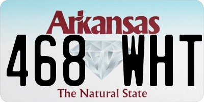 AR license plate 468WHT