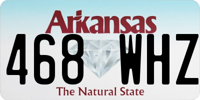 AR license plate 468WHZ