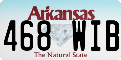AR license plate 468WIB