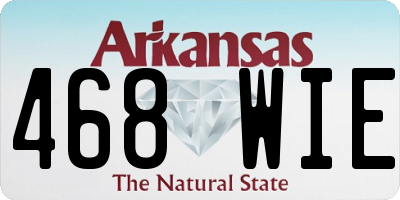 AR license plate 468WIE