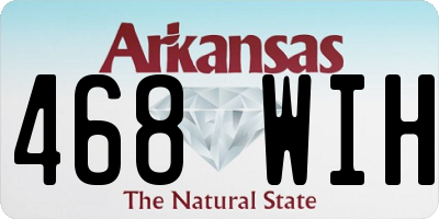 AR license plate 468WIH