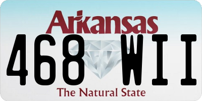 AR license plate 468WII