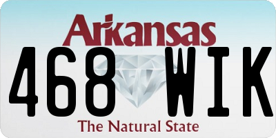 AR license plate 468WIK