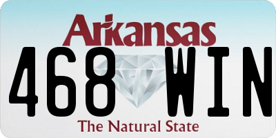 AR license plate 468WIN