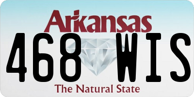 AR license plate 468WIS