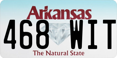 AR license plate 468WIT