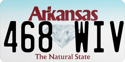 AR license plate 468WIV