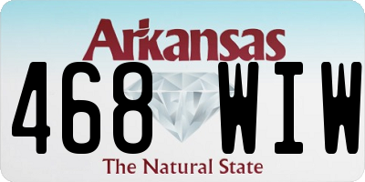 AR license plate 468WIW