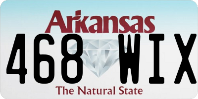 AR license plate 468WIX