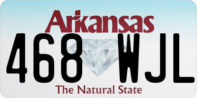 AR license plate 468WJL