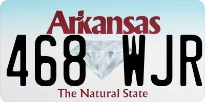 AR license plate 468WJR