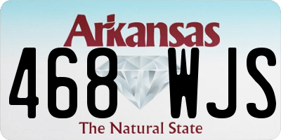 AR license plate 468WJS