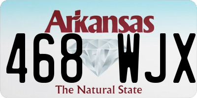 AR license plate 468WJX