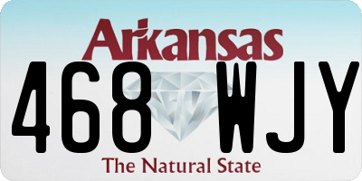 AR license plate 468WJY