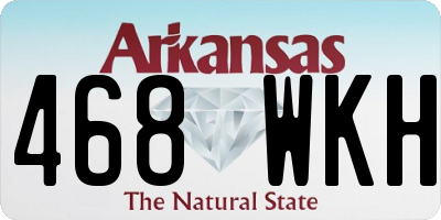 AR license plate 468WKH