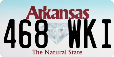 AR license plate 468WKI